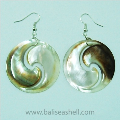 earring art coru shell carving