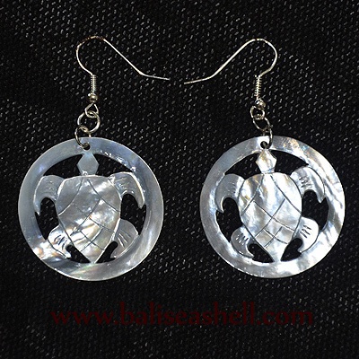 earring shell mother of pearl