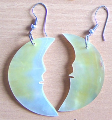 shell mop earring