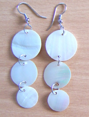nautilus shell earring