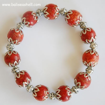 bead shell brecelet round