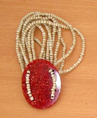 red coral brecelet with bead