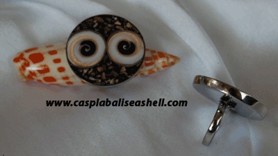seashell ring from bali indonesia