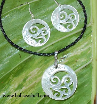 shell jewelry pier set mach from shell
