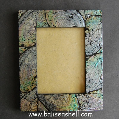 abalone shell frame photo