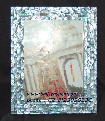 photo frame shell abalone
