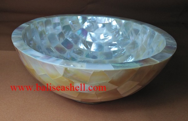 Bowl Round Mother Of Pearl