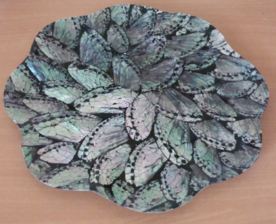 abalone shell mosaic bowl