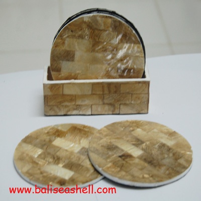 seashell tableware crafts art inlay