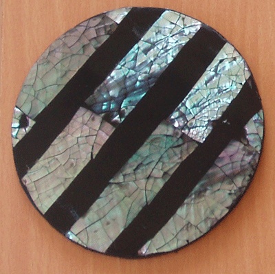 glassware mosaic abalone
