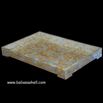 mixed gold mother of pearl trey