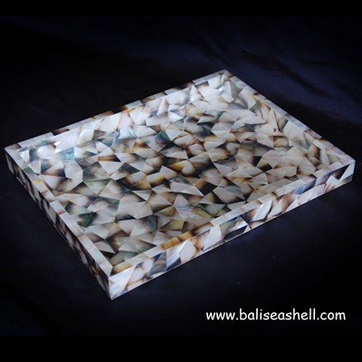 black mixed art mosaic crafts trey