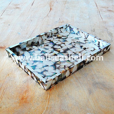 black mixed art mosaic crafts trey