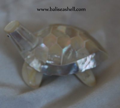 white gold turtle art mother of pearl