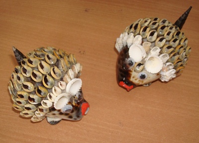 landak art toys animal shell