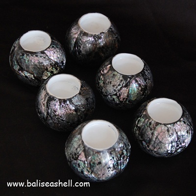 seashell mosaic art indonesia