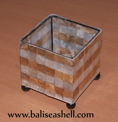 capis shell candle lamp box
