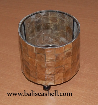capis shell lamp box candle light