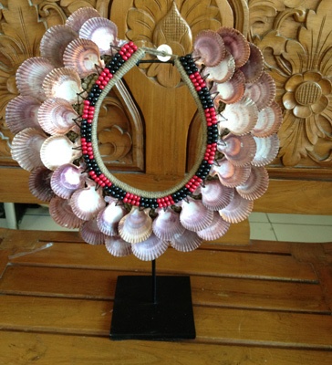 necklace shell art natural papua art