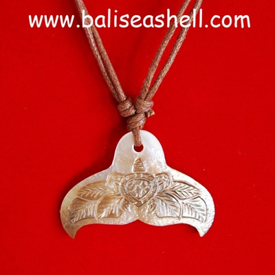 shell necklace art bead