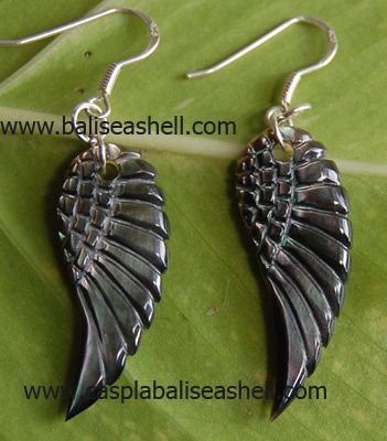 balinese jewelry art silver earring