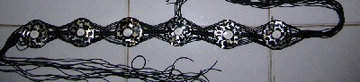 belt black clip shell