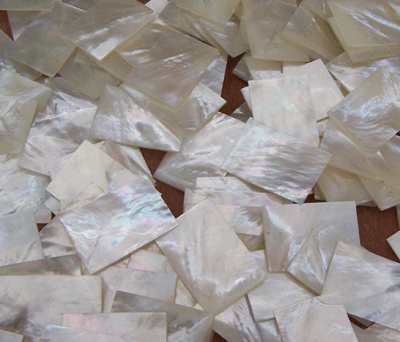 mop white pure cut shell