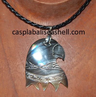 shell necklace art hook eagle