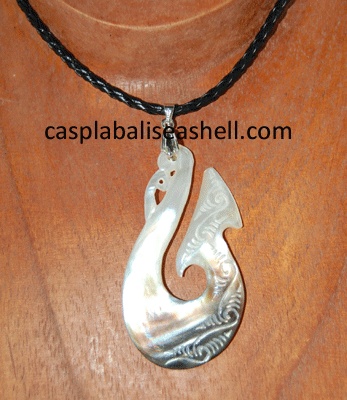 hook fishing art necklace carving