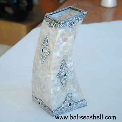 vases crafts art with silver