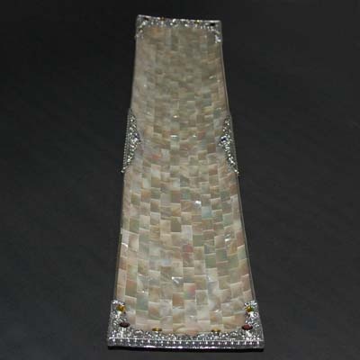 long trey made mop with silver