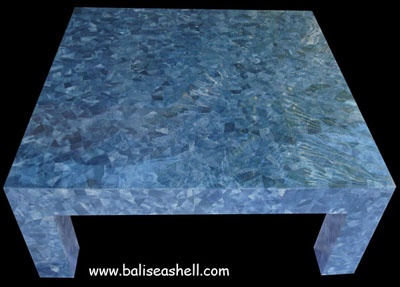 table made from coral