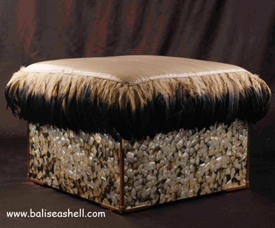 best mosaic sofa made from seashell
