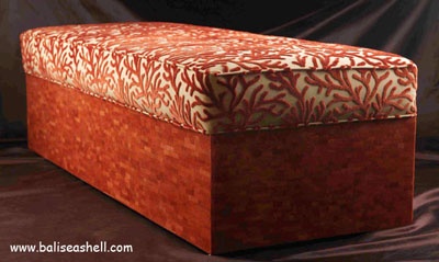 red coral sofa art with shell chair