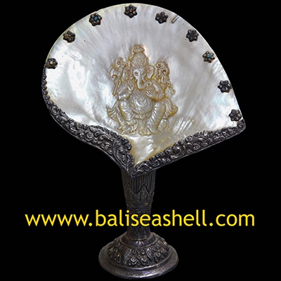 Seashell Combination Stainless Ornament art MOP Ga
