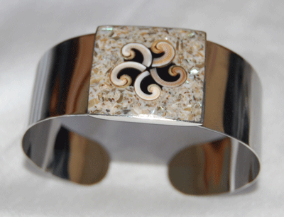 shell brecelet art indonesia stainless