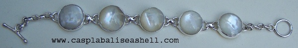 Silver Shell Breechet Mop Round