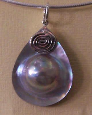 Shell Silver Pendants