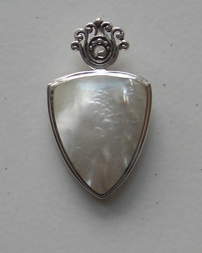 Pendant Mother Of Pearl Shell Silver