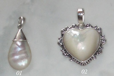 Pendant Luv Royal Silver Mop